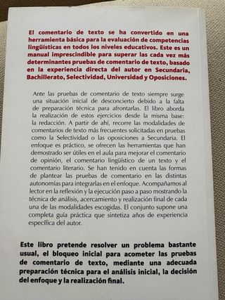 Cómo se hace un comentario de texto
