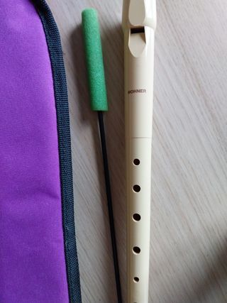 Flauta Hohner con funda