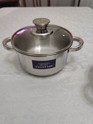 Set di Pentole Coperchio Vetro Temperato