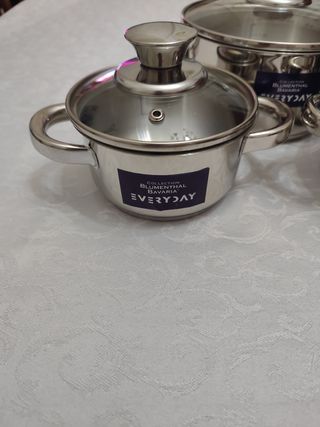 Set di Pentole Coperchio Vetro Temperato