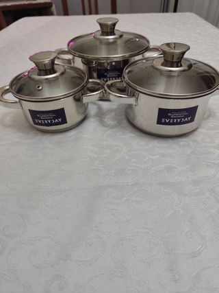 Set di Pentole Coperchio Vetro Temperato