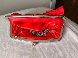 Conjunto Vestido y Bolso Fiesta Rojo