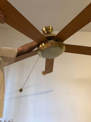 Ventilador de techo con lámpara