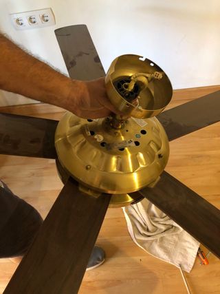 Ventilador de techo con lámpara