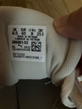 Zapatillas Puma Mayze Mujer Blancas Rosas.