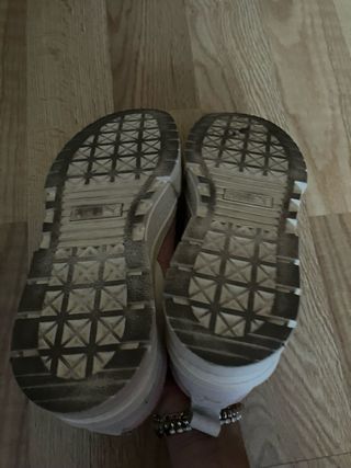 Zapatillas Puma Mayze Mujer Blancas Rosas.