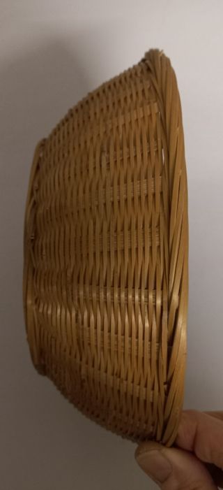 Cestino rotondo in bambù