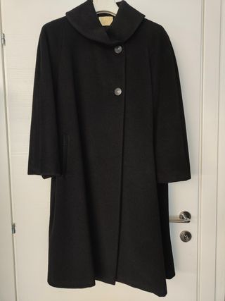Cappotto Elena Mirò Mohair e Lana Nero 