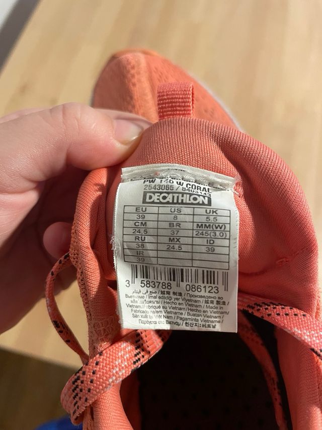 Zapatillas deportivas naranjas