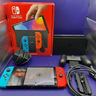 Nintendo Switch OLED Completa Scatola Cavi Joycon