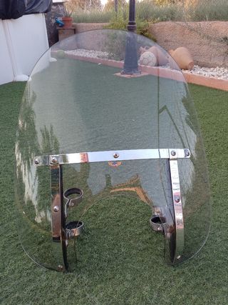 Pantalla Cúpula Moto Custom Transparente