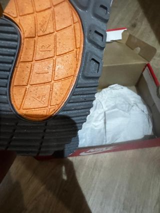 Zapatillas Nike Air Max Mujer Blancas Naranja