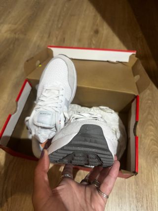 Zapatillas Nike Air Max Mujer Blancas Naranja