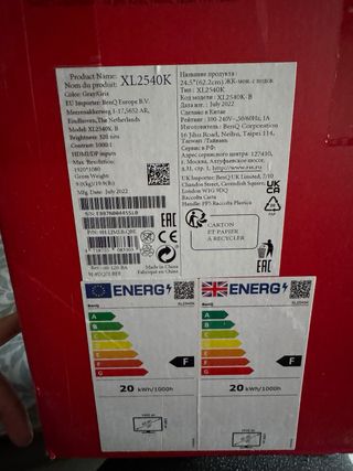 BenQ zowie XL2540K gaming monitor 240hz