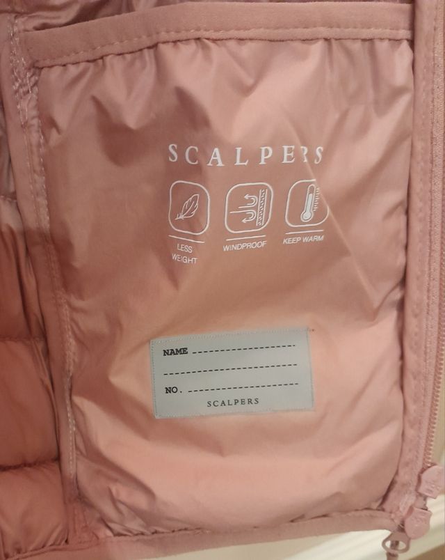 Chaleco Scalpers Niña Rosa talla 12