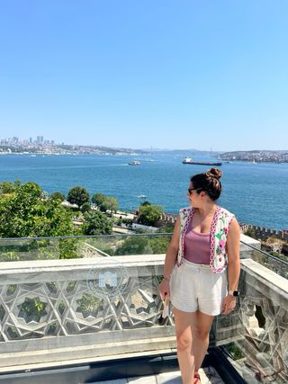 Chaleco bordado flores Zara