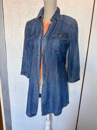 Camisa larga vaquera S/M