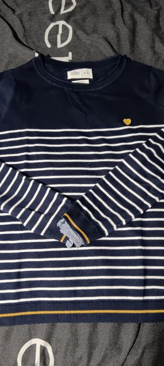 Jersey Springfield rayas azul y blanco Talla S