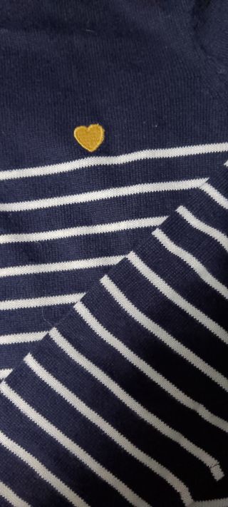 Jersey Springfield rayas azul y blanco Talla S