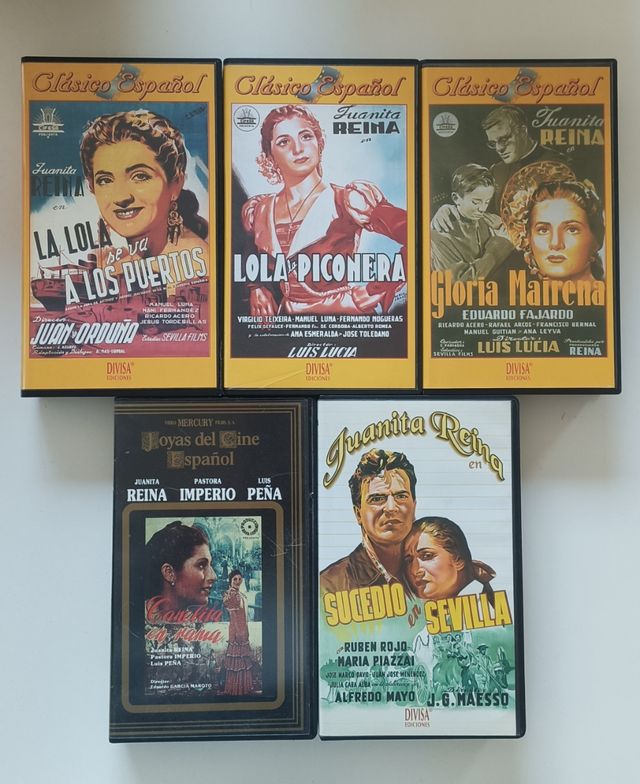 Colección VHS Juanita Reina Clásico Español