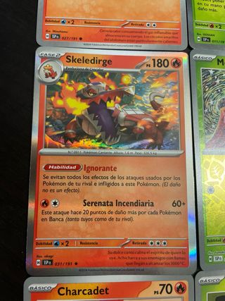 Cartas Pokemon Chispas Fulgurantes