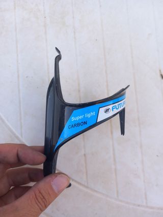 Sillín MTB + portabidón carbono + Tija