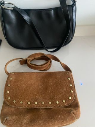 Bolso Pull&Bear negro y marrón