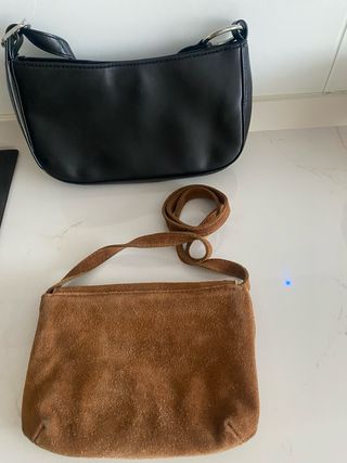 Bolso Pull&Bear negro y marrón