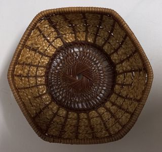 Cestino in rattan e vimini