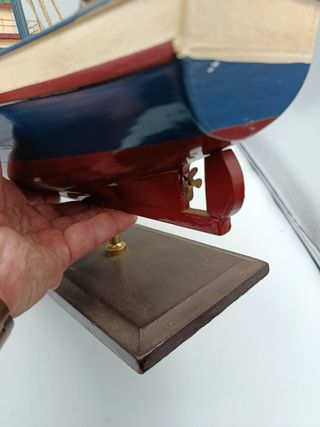 MAQUETA DE BARCO DE MADERA "CHALUTIER"