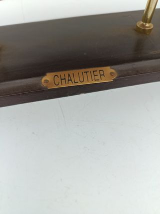 MAQUETA DE BARCO DE MADERA "CHALUTIER"