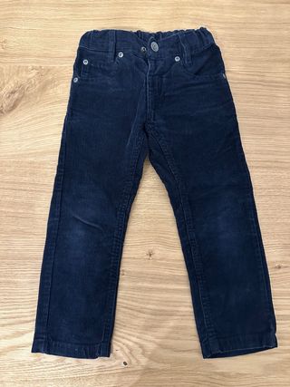 Pantaloni velluto Brums blu