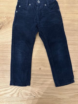 Pantaloni velluto Brums blu