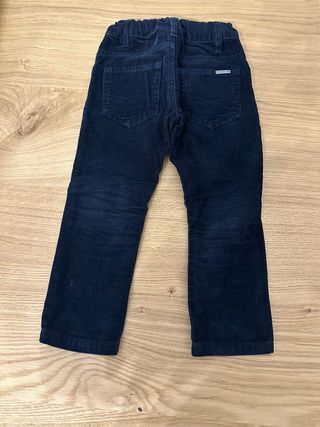 Pantaloni velluto Brums blu