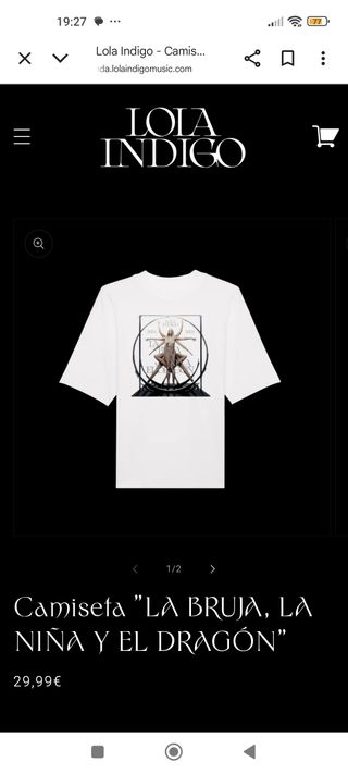 Camiseta Lola Índigo La Niña, La Bruja y El Dragón