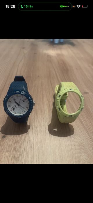 2 Relógios (Azul e Amarelo) e mostrador