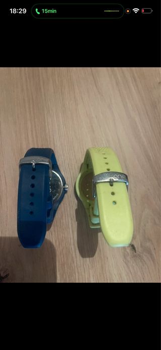 2 Relógios (Azul e Amarelo) e mostrador