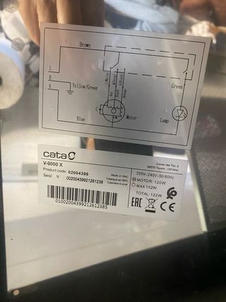 Campana Extractora Cata 120W