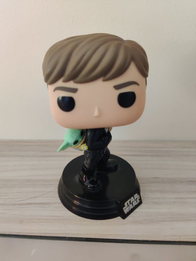 Funko Pop Luke Skywalker con Grogu