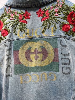 Chaqueta vaquera Bordada Gucci Modern Flores 50 XL
