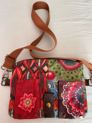 Bolso Desigual rojo mediano