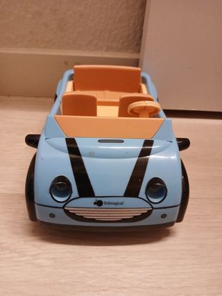 Coche muñecas azul