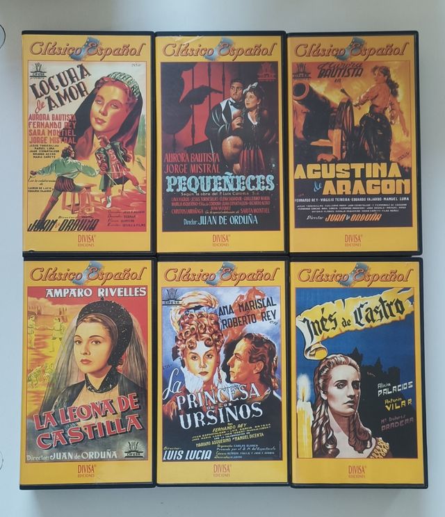 Colección VHS Clásico Español (6 Películas)