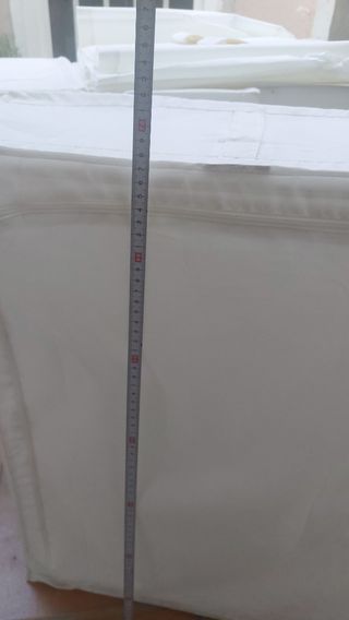Cajas de almacenaje blancas de tela resistente