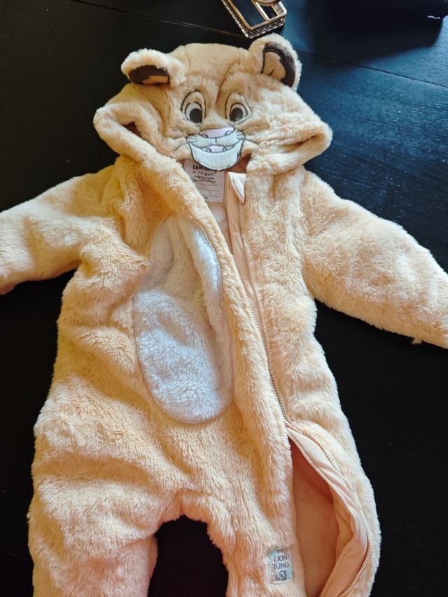 Pelele de bebé Simba El Rey León