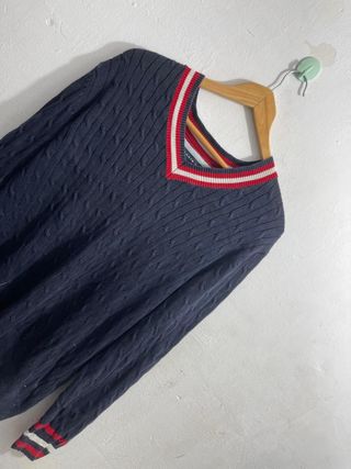 ¡¡OFERTA!! Talla L Jersey Tommy Hilfiger Azul 