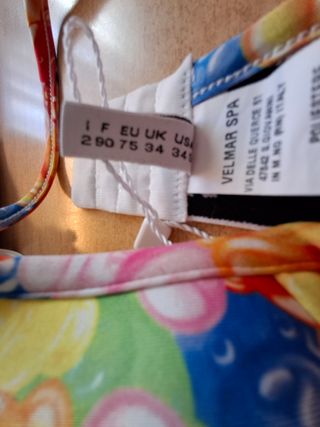 Sujetador Moschino Underware Osos Talla S