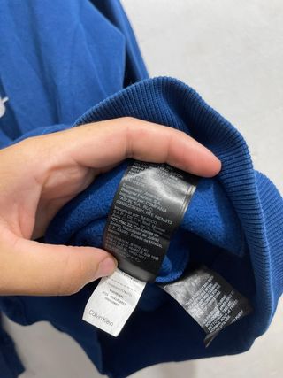 ¡¡OFERTA!! Talla S Sudadera Calvin Klein Azul 