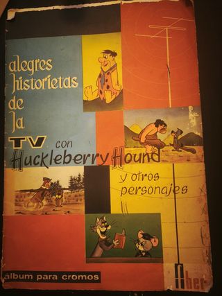 Álbum Cromos Alegres Historietas TV Huckleberry Ho