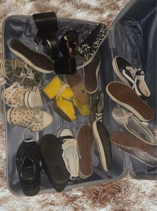 lote zapatos mujer muy usados
